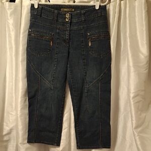 Sandwich Chic Dark Blue Cropped Jeans 38 (10) 🩵🩵🩵🩵